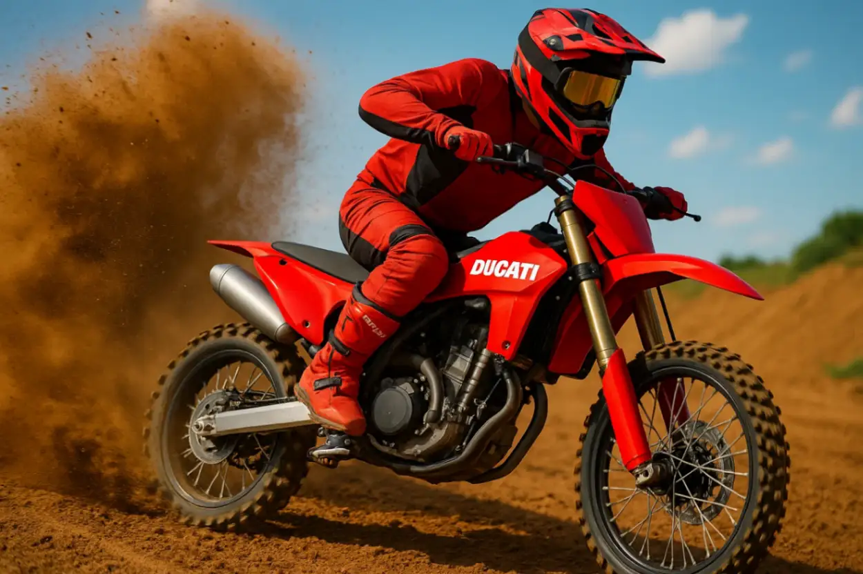 Ducati Desmo250 MX — дебютный мотокроссовый байк